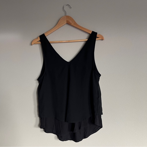 Valette Black V-Neck Top - Picture 2 of 7